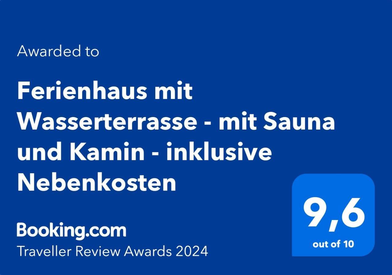 Ferienhaus Mit Wasserterrasse - Mit Sauna Und Kamin - Inklusive Nebenkosten Вендиш Риц Екстериор снимка