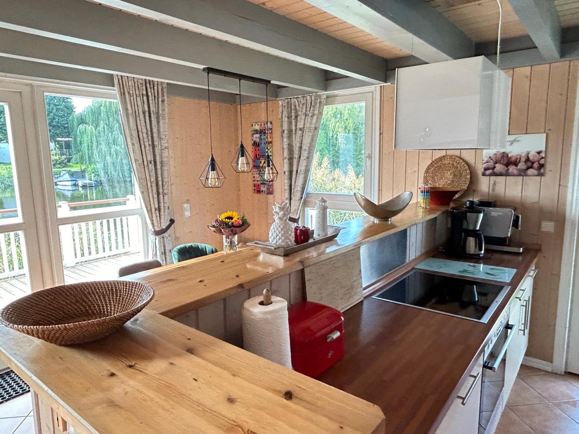 Ferienhaus Mit Wasserterrasse - Mit Sauna Und Kamin - Inklusive Nebenkosten Вендиш Риц Екстериор снимка
