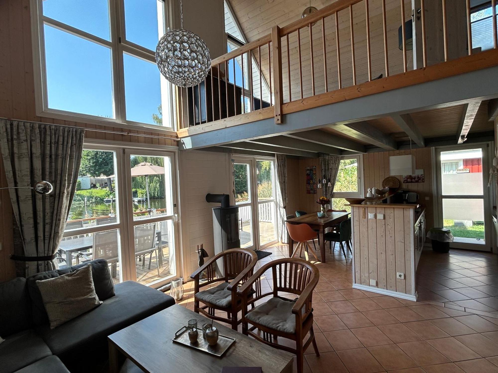 Ferienhaus Mit Wasserterrasse - Mit Sauna Und Kamin - Inklusive Nebenkosten Вендиш Риц Екстериор снимка